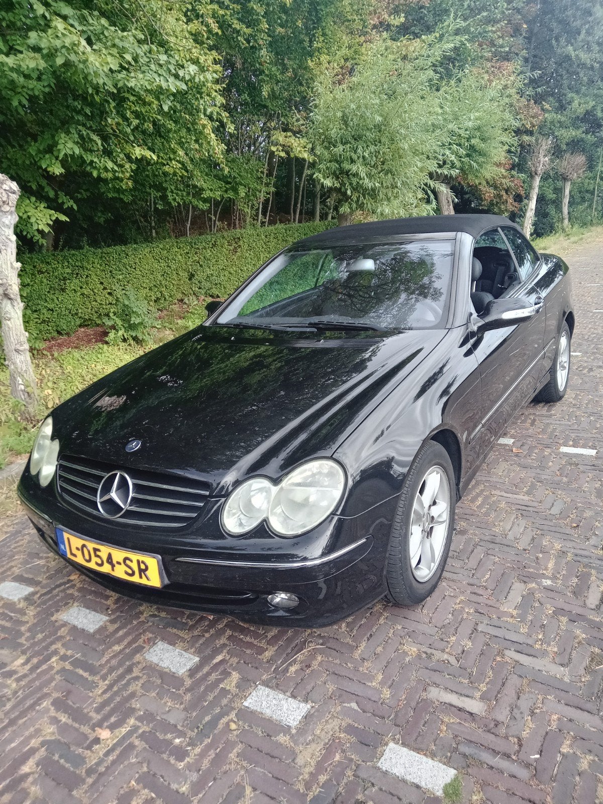 2005 Mercedes-Benz CLK 1.8 Clk200 Kompr Cabriolet, Achterwielaandrijving, Zwart, 4 cilinders, Cabriolet