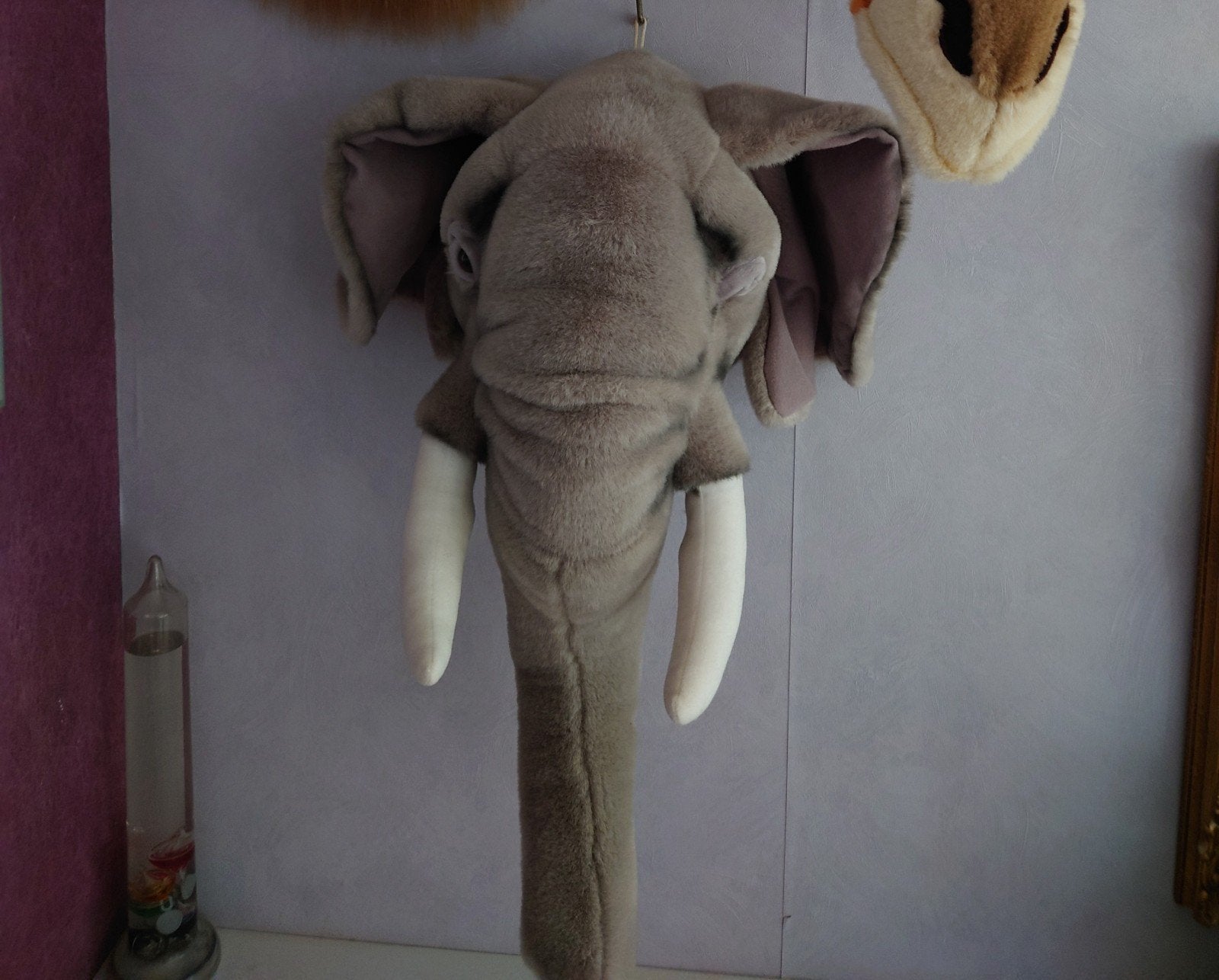 Bibib Wild & Soft Olifant Dierenkop Muurdecoratie, Ophalen of Verzenden