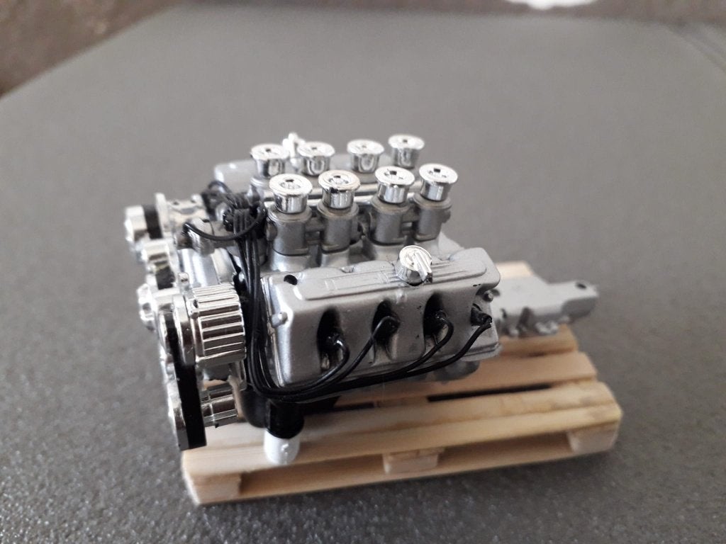 1:18 ACME A1801847E FORD 429 Motor en v-bak, Ophalen of Verzenden, Zo goed als nieuw, Overige typen, Overige merken
