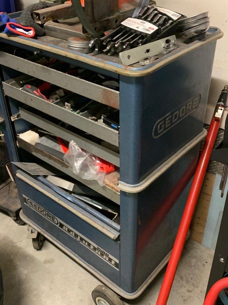 Gedore Adjutant 1580 Gereedschapswagen, Ophalen, Gebruikt