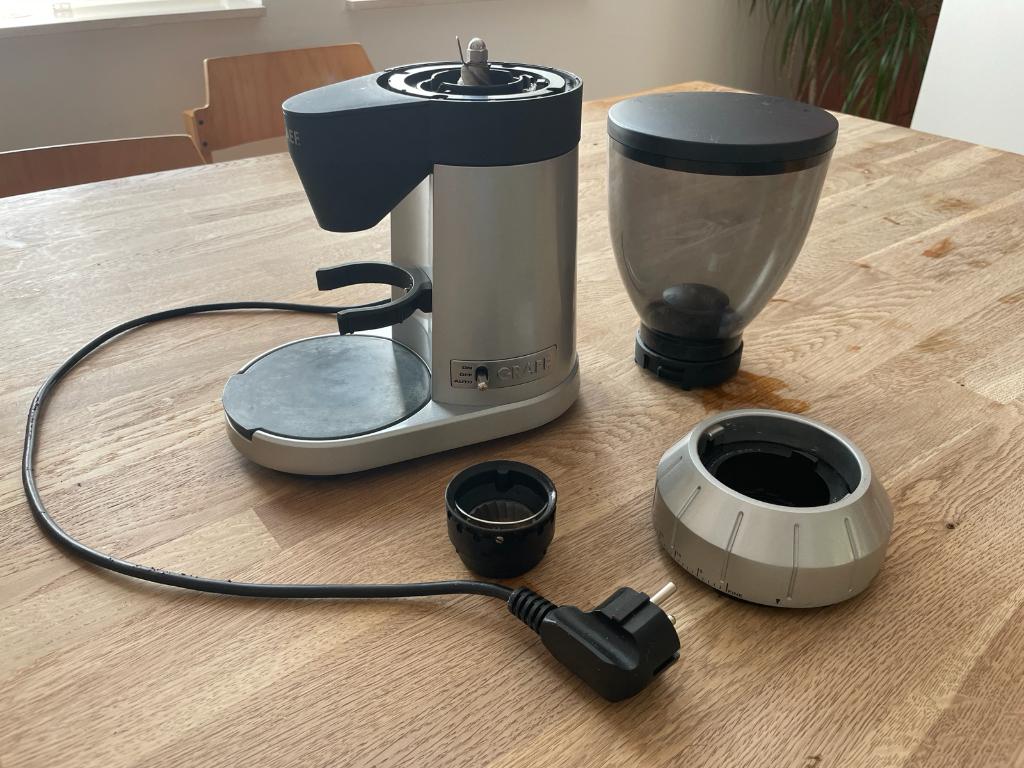 Graef CM800 Koffiemolen, Overige merken, Ophalen of Verzenden, Zo goed als nieuw, Koffiemolen