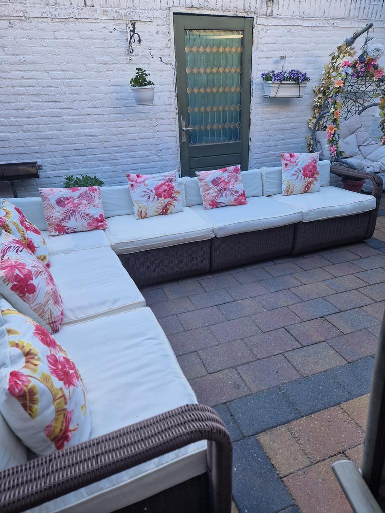 Loungeset, Kunststof, Gebruikt, Meer dan 8 zitplaatsen, Ophalen of Verzenden