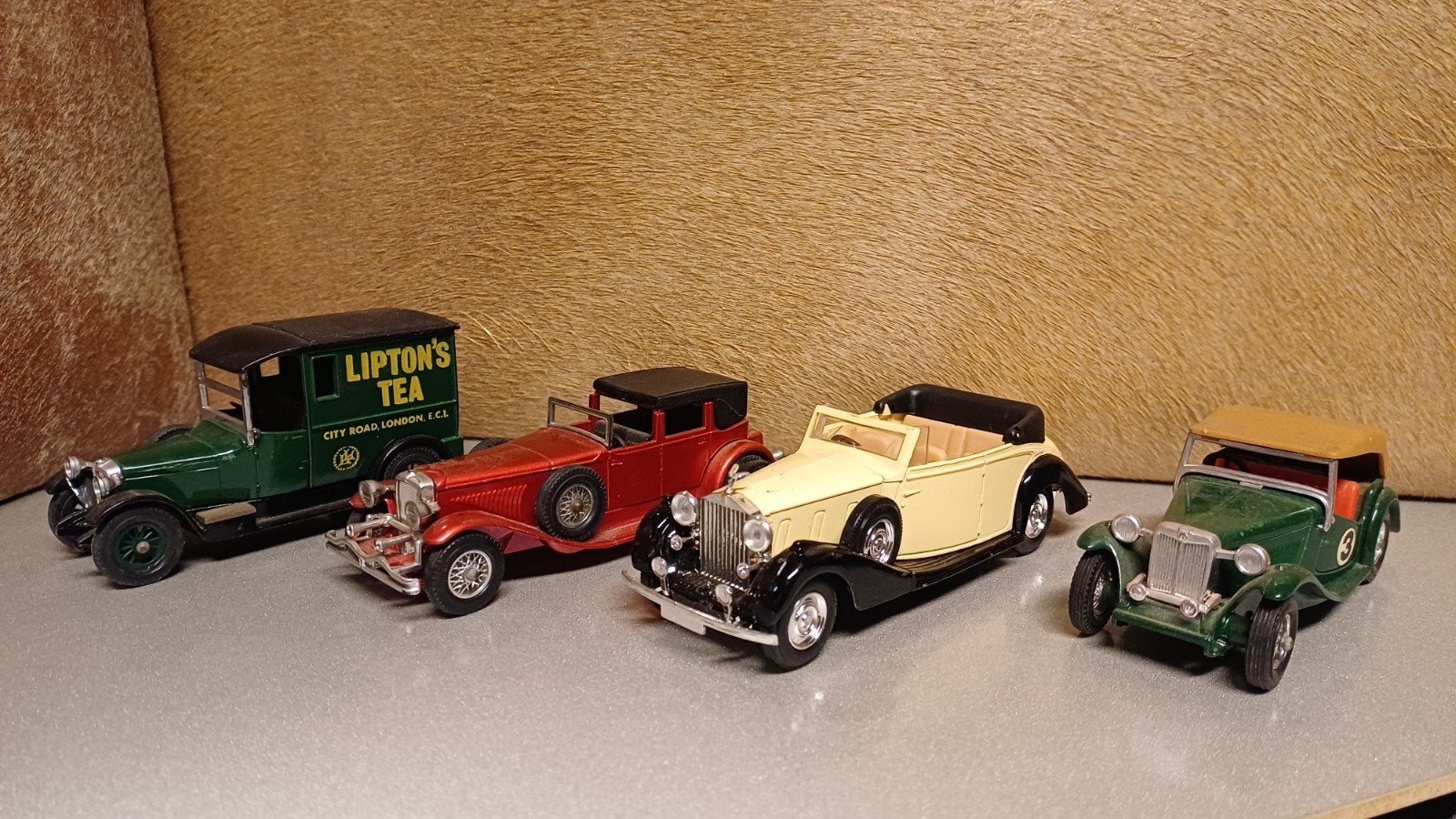 Matchbox Models of Yesteryear - Set van 4 Klassieke Auto's, Ophalen of Verzenden, Gebruikt, Auto