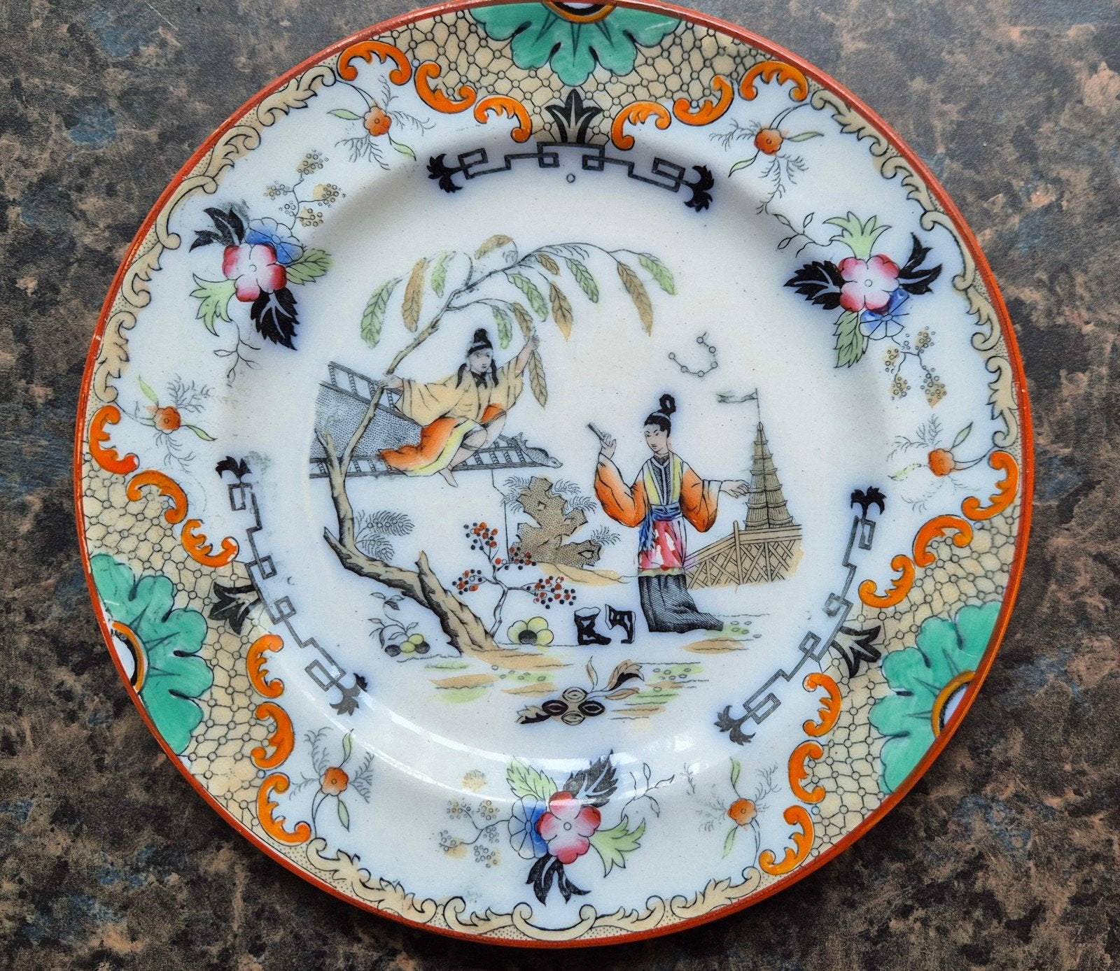 2 antieke borden Petrus Regout & Co, Ophalen of Verzenden