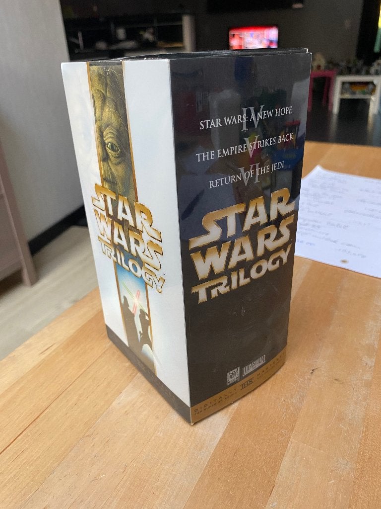 StarWars Trilogy (4,5,6) VHS, Cd's en Dvd's, Engels, Science Fiction en Fantasy, Zo goed als nieuw, Vanaf 6 jaar