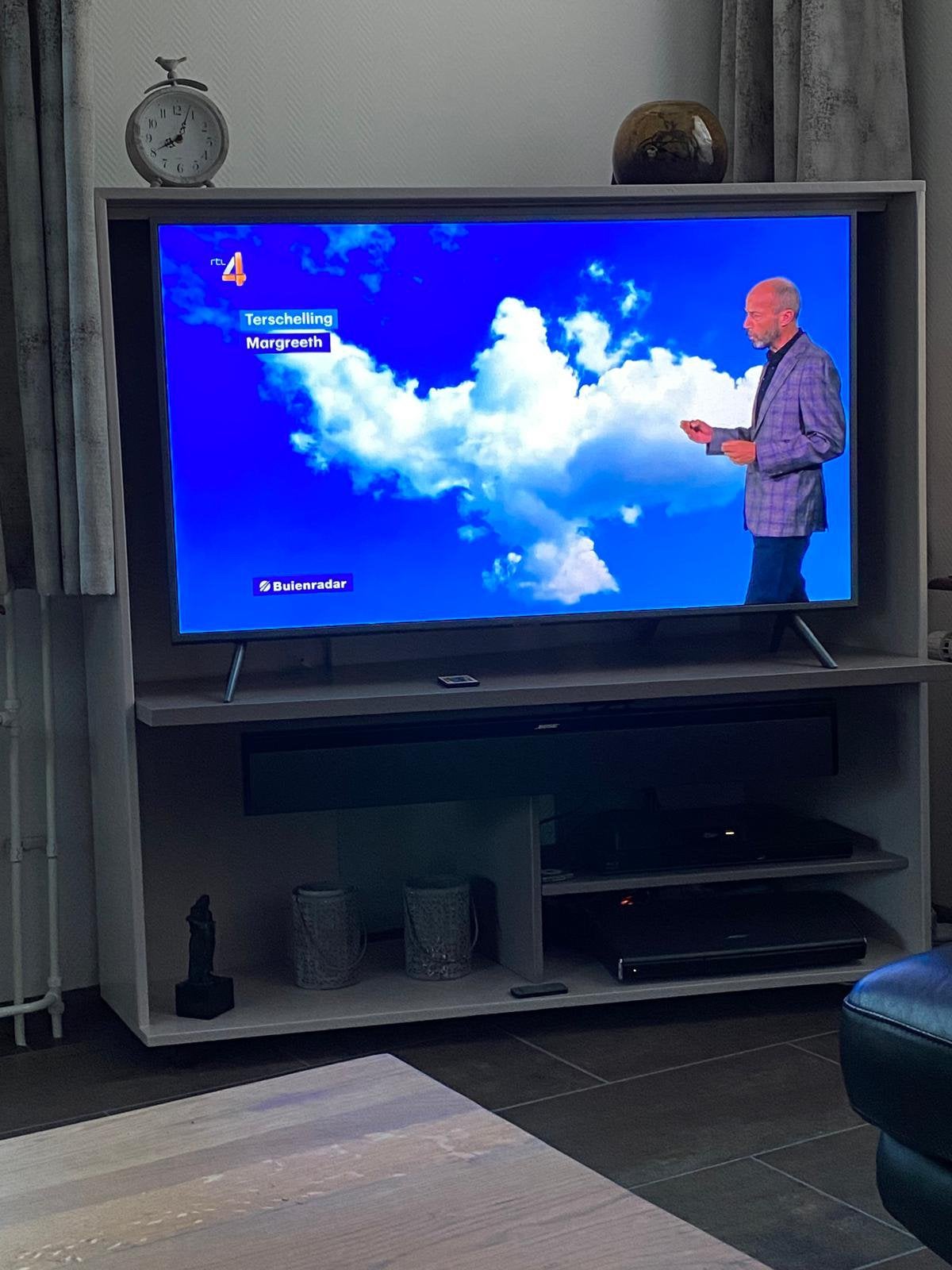 Samsung Qled televisie 49", Ophalen, QLED, Zo goed als nieuw, Samsung