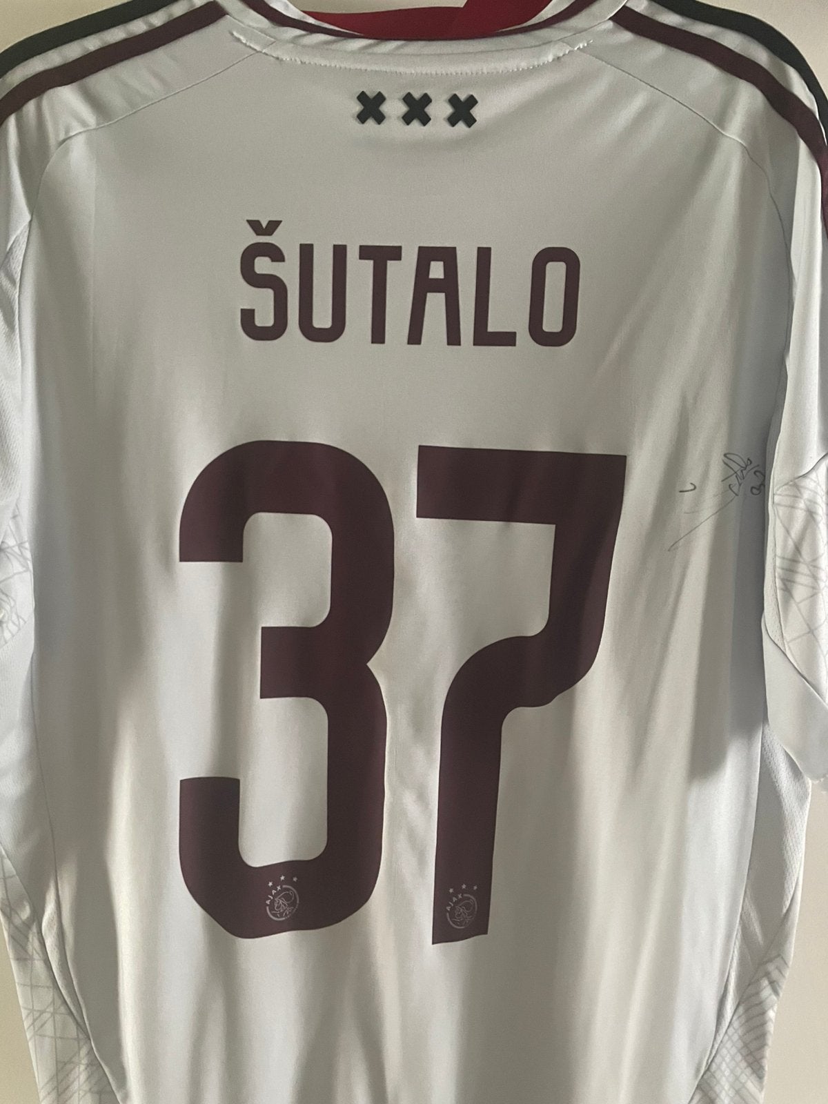Sutalo gesigneerd ajax shirt, Verzamelen, Ophalen of Verzenden, Zo goed als nieuw, Ajax, Shirt