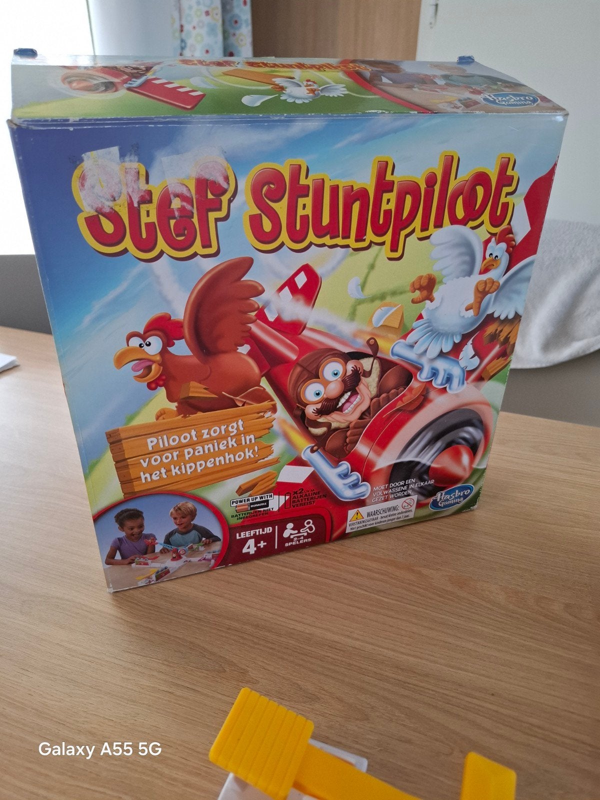 Stef Stuntpiloot - Leuk familiespel van Hasbro Gaming, Jongen of Meisje, 1027 LS Amsterdam, Nederland, Ophalen of Verzenden, Zo goed als nieuw