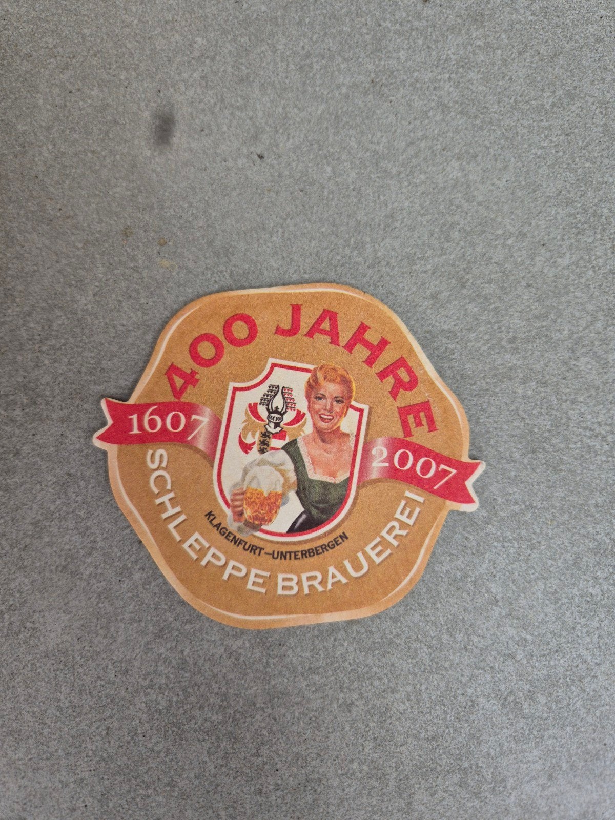 Schleppe bierviltje, Verzamelen, Biermerken, Ophalen of Verzenden, Viltje(s), Overige merken