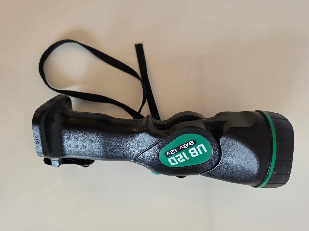Hitachi Koki UB12D 9,6/12V acculamp werkend zwart, Ophalen of Verzenden, Nieuw, Boor- en Schroefmachine
