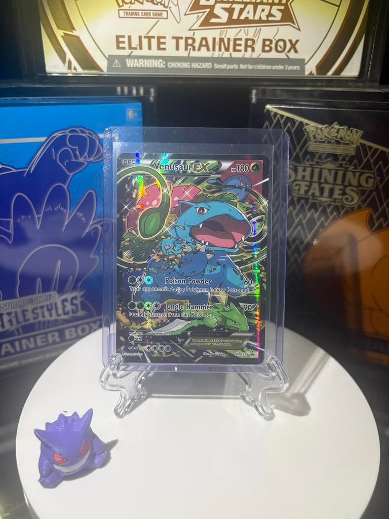 Venusaur EX XY123 (NM), Hobby en Vrije tijd, Verzamelkaartspellen | Pokémon, Ophalen of Verzenden, Zo goed als nieuw, Losse kaart