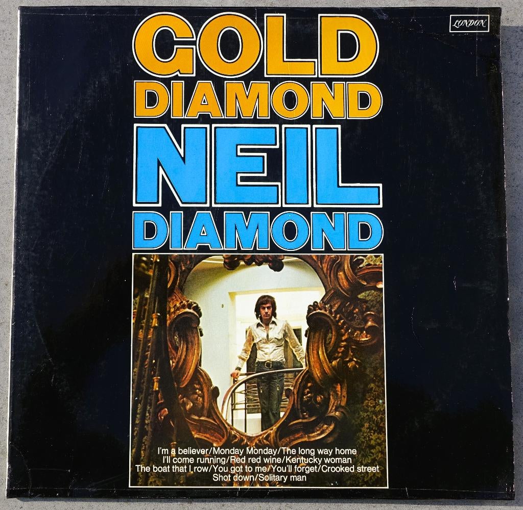 neil diamond , gold diamond - LP, Inclusief binnenhoes, Ophalen of Verzenden, Gebruikt, 12 inch