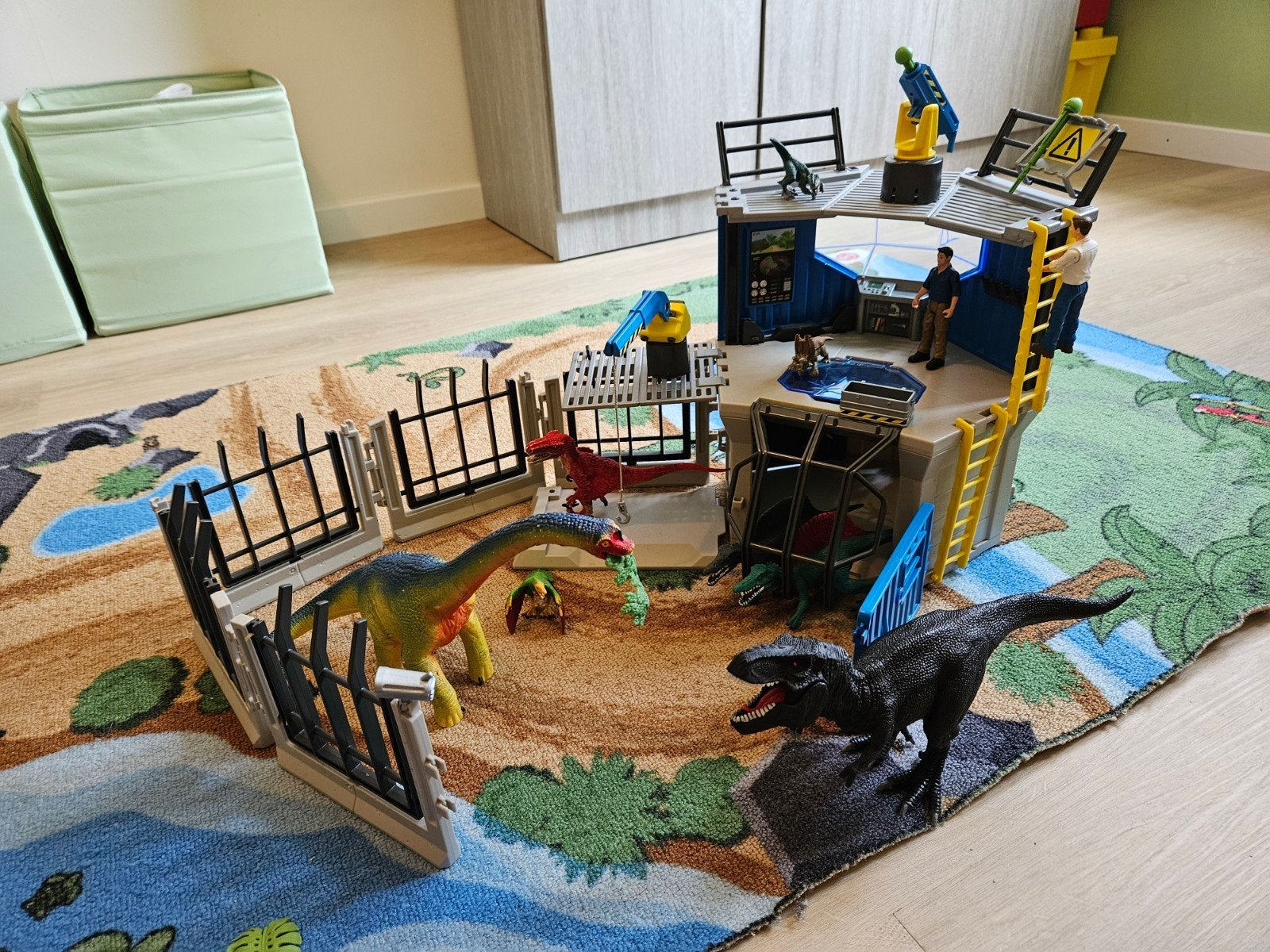 Schleich dinosaurus onderzoeksstation, Ophalen of Verzenden, Zo goed als nieuw, Jongen of Meisje