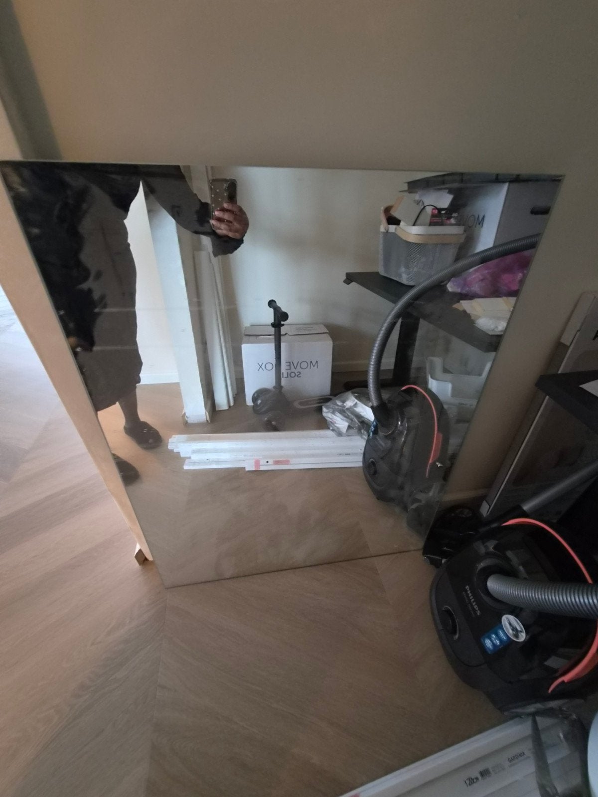 Nieuwe spiegel 100x80 cm uit nieuwbouw badkamer, Ophalen