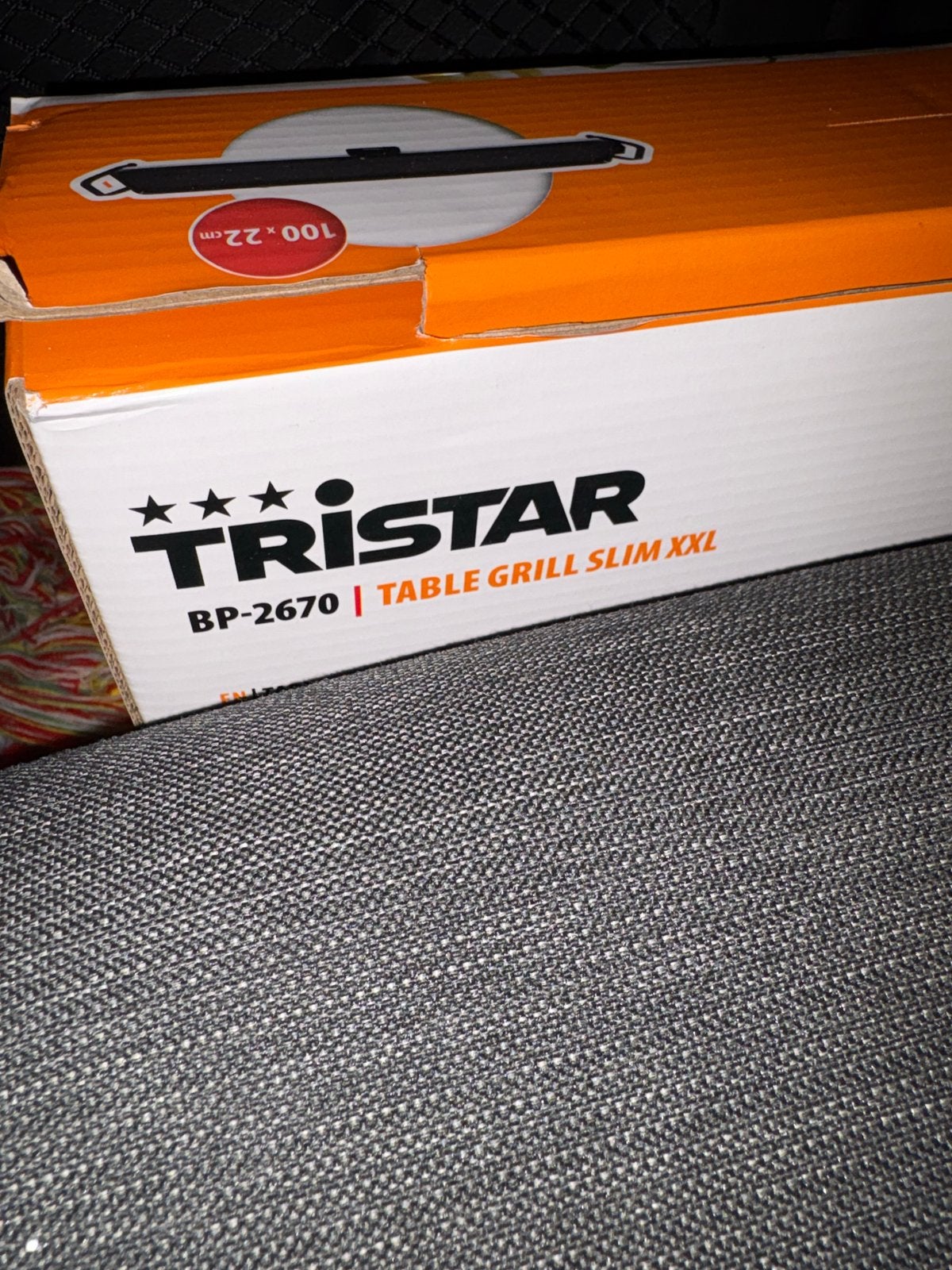 Tristar BP-2670 Table Grill Slim XXL - 100x22 cm, Witgoed en Apparatuur, Ophalen, Nieuw, 4 t/m 7 personen