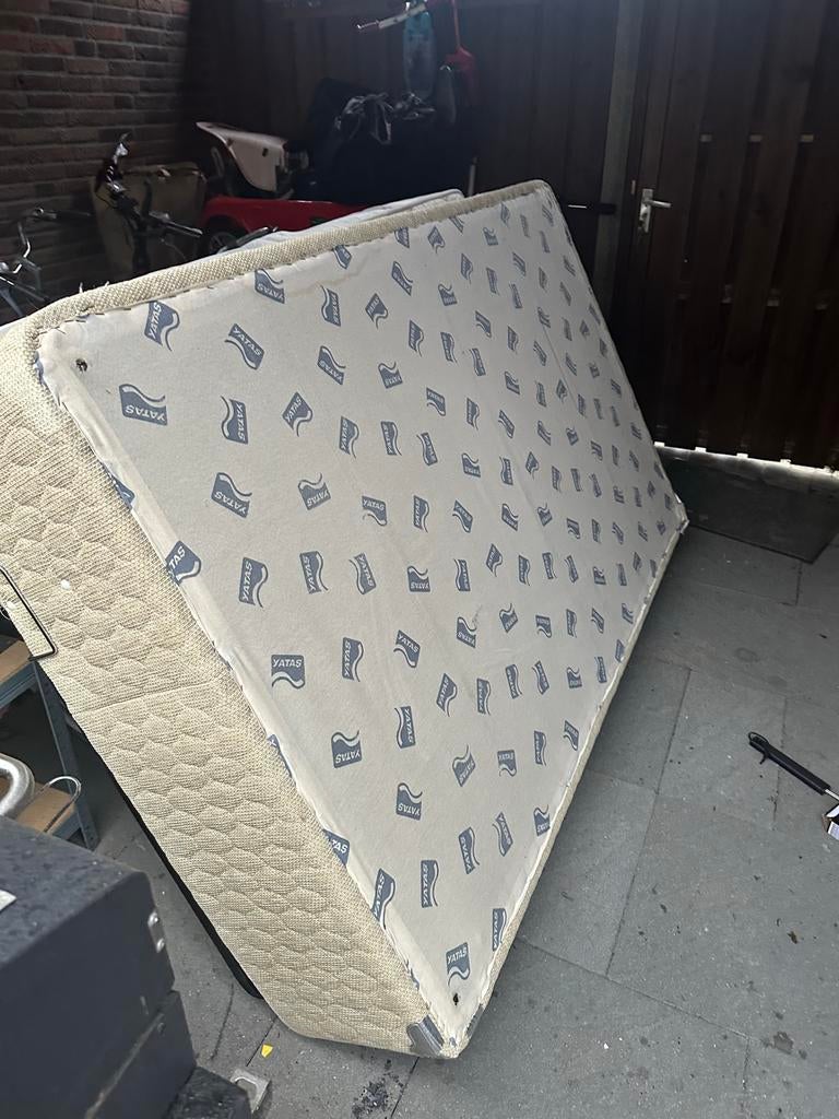 Bed 120x200, Ophalen, Gebruikt, Twijfelaar, 200 cm