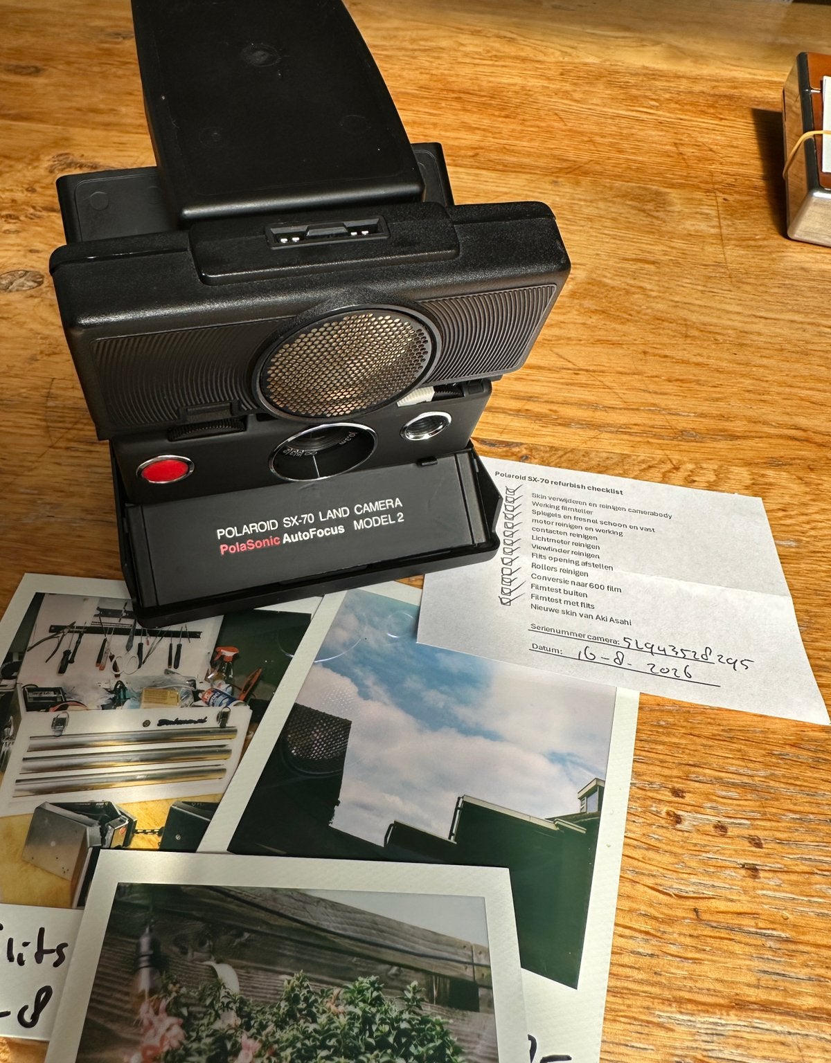 Polaroid SX-70 Land camera's. Revisie en ombouw naar 600., Ophalen of Verzenden, Zo goed als nieuw, Polaroid, Polaroid