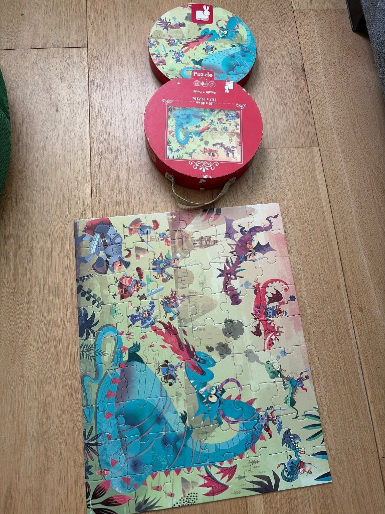 Janod puzzel, Ophalen of Verzenden, Meer dan 50 stukjes, 4 tot 6 jaar