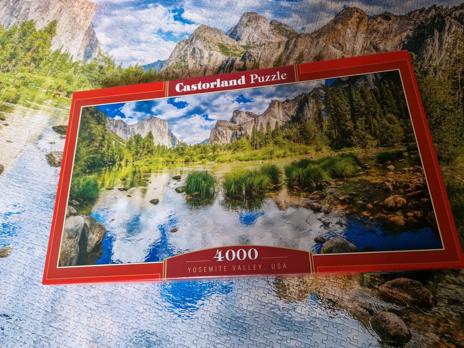 Castorland 4000 stukjes Yosemite Valley, Ophalen, Meer dan 1500 stukjes, Zo goed als nieuw, Legpuzzel