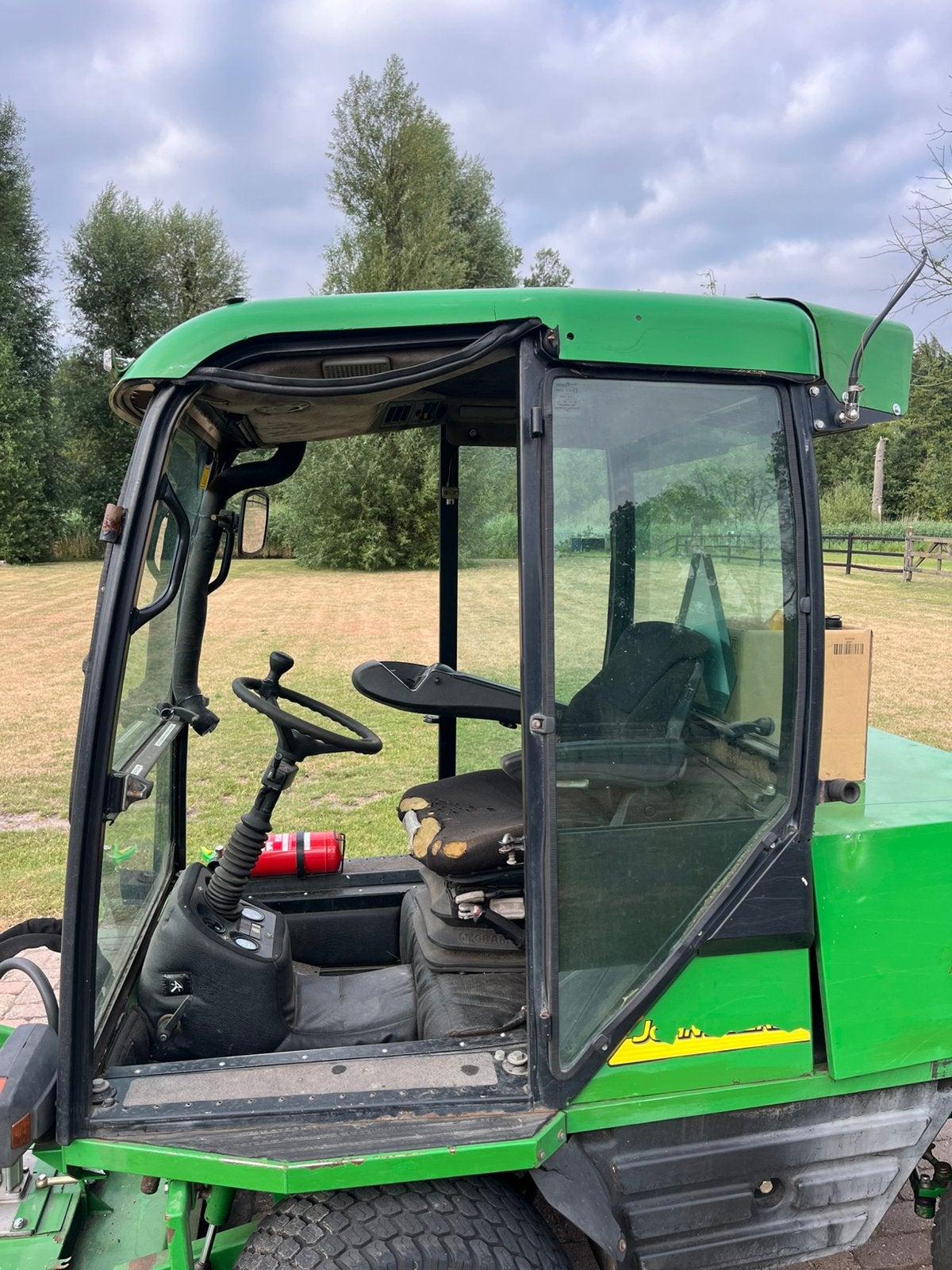 John deere 1515 cabine, Tuin en Terras, Zitmaaiers, Ophalen of Verzenden, Gebruikt