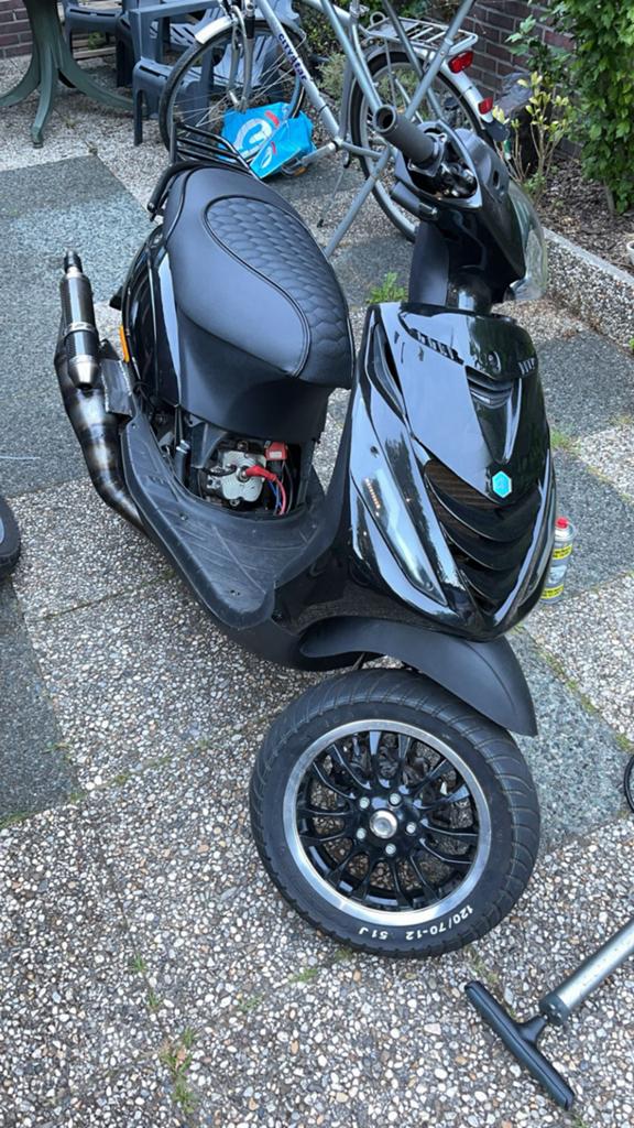 Zip 180cc Stage 3 A1 32pk, Fietsen en Brommers, Scooters | Piaggio, Zo goed als nieuw, Zip, Maximaal 45 km/u, Tweetakt, Ophalen