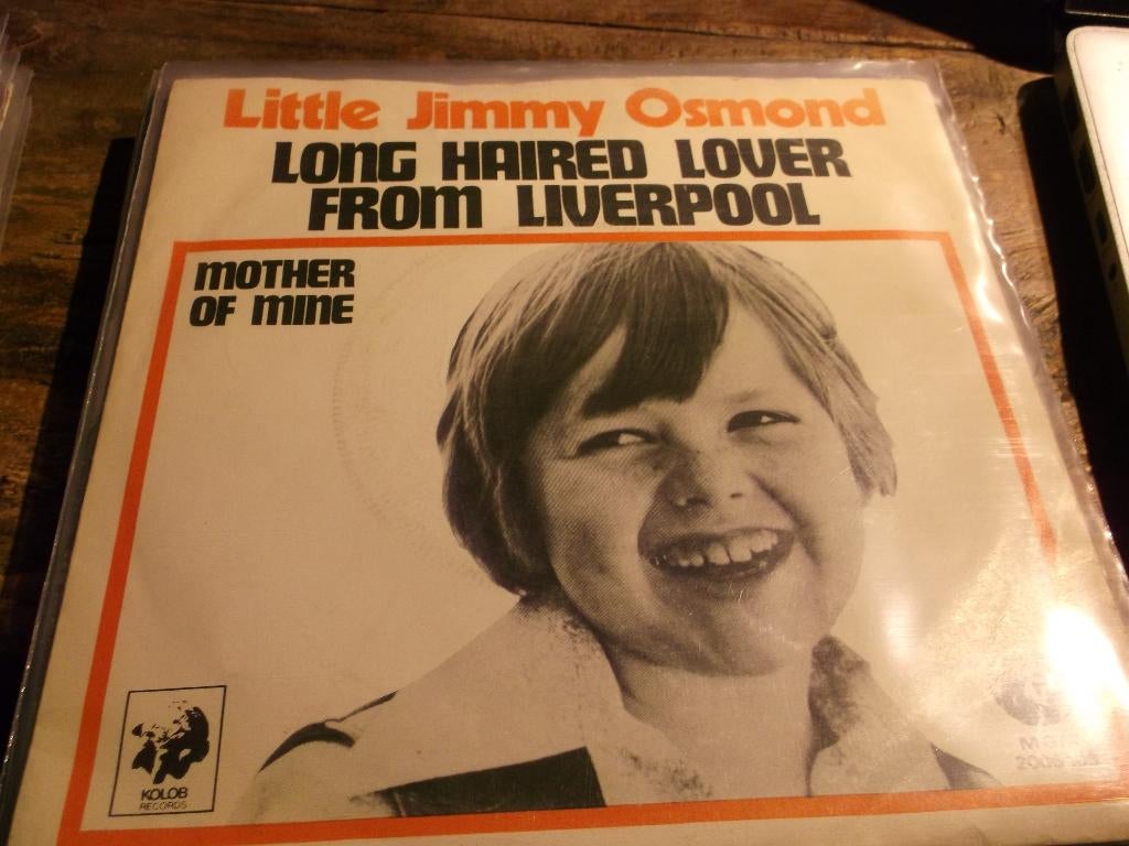 little jimmy osmond Long haired lover from liverpool 204, Gebruikt, 7 inch, Single, Ophalen of Verzenden