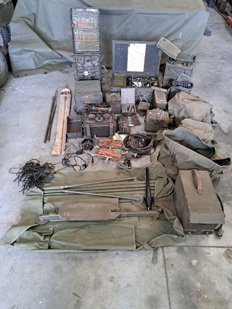 US Armay Signal Corps zend set., Verzamelen, Ophalen, Overige soorten, Amerika, Overige typen