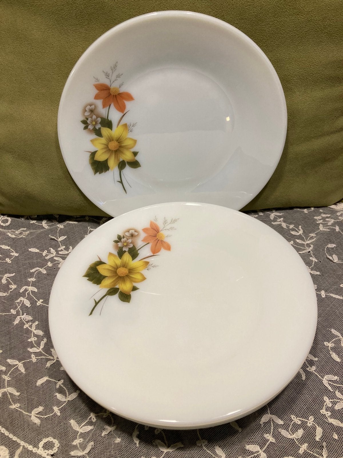 Vintage Engels ontbijtbord, Pyrex (110325), Gebruikt, Ophalen of Verzenden, Glas, Bord(en)