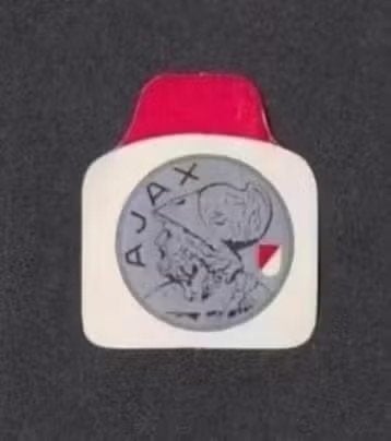 Embleem Logo Voetbalclub Ajax 1960., Ophalen of Verzenden, Zo goed als nieuw
