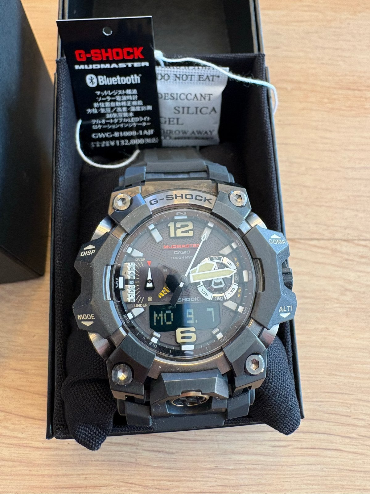 Laatste dag!Casio G-Shock Mudmaster GWG-B1000-1AJF Nieuw!!, Casio, Kunststof, Polshorloge, Nieuw