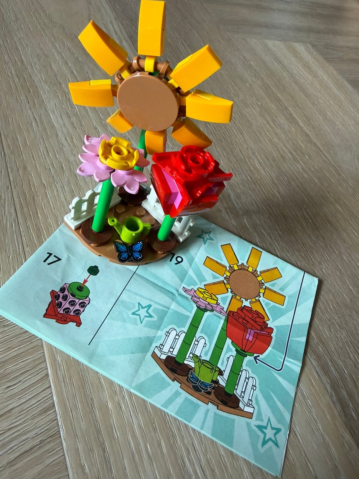 Lego Bloemen Bouwset met Handleiding, Ophalen of Verzenden, Zo goed als nieuw, Overige merken