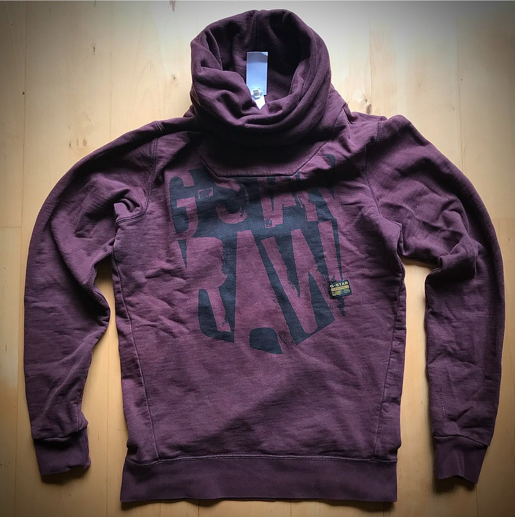 G-Star G Star Raw design warme col trui paars / wijn rood M, Ophalen of Verzenden, Zo goed als nieuw, Maat 48/50 (M), Paars