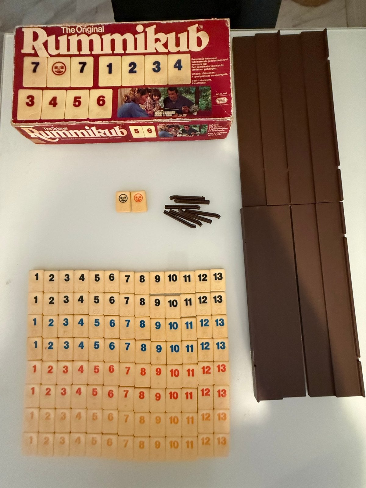 The Original Rummikub Bordspel -in goede staat, Drie of vier spelers, Ophalen of Verzenden, Gebruikt