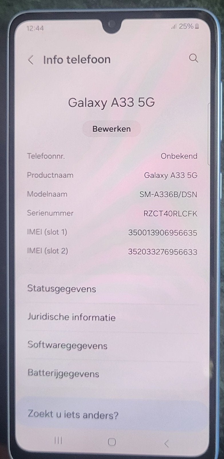 Telefoon, Ophalen, Blauw, Touchscreen, Zo goed als nieuw