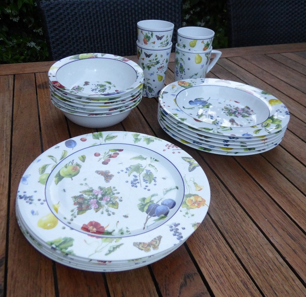Mepal servies Fruit & Flowers van Janneke Brinkman; 22 delig, Ophalen of Verzenden, Zo goed als nieuw