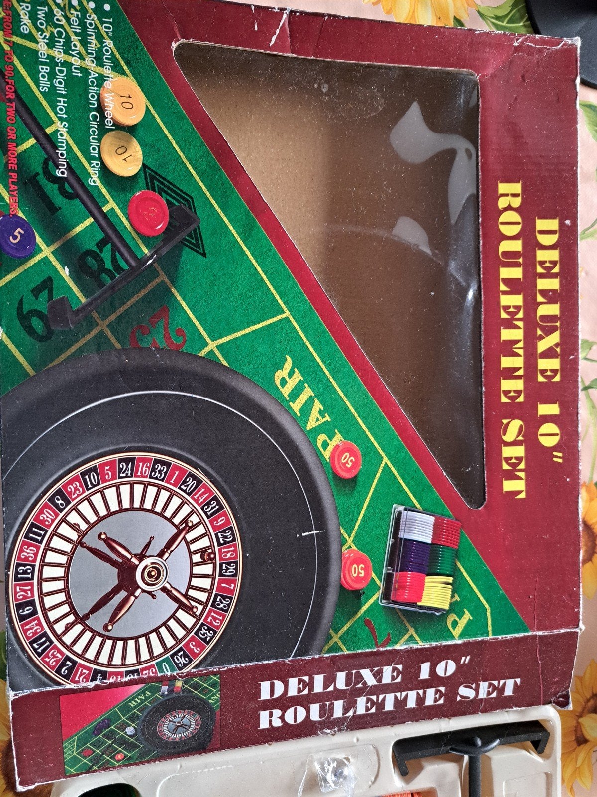 Deluxe 10" Roulette Set - Compleet Casinospel, Een of twee spelers, Ophalen of Verzenden, Zo goed als nieuw, Onbekend