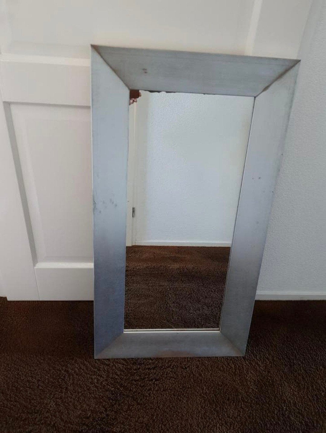 Spiegel in zware lijst 54 x 98, Huis en Inrichting, Woonaccessoires | Zuilen en Pilaren, Ophalen