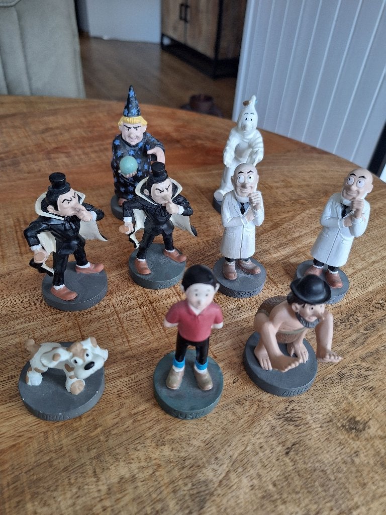 suske en wiske poppetjes, Ophalen of Verzenden, Suske en Wiske, Zo goed als nieuw, Beeldje of Figuurtje