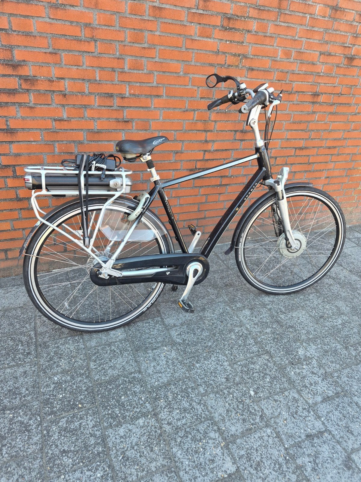 elektrische heren fiets frame 54, 51 tot 55 cm, Ophalen of Verzenden, Gebruikt, Sparta