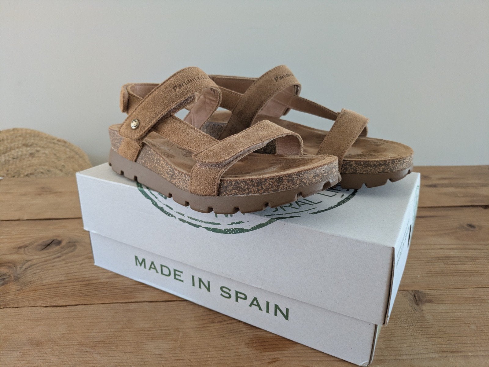 Nagenoeg nieuwe cognac Panama Jack sandalen maat 39, Bruin, Zo goed als nieuw, Panamajack, Sandalen of Muiltjes