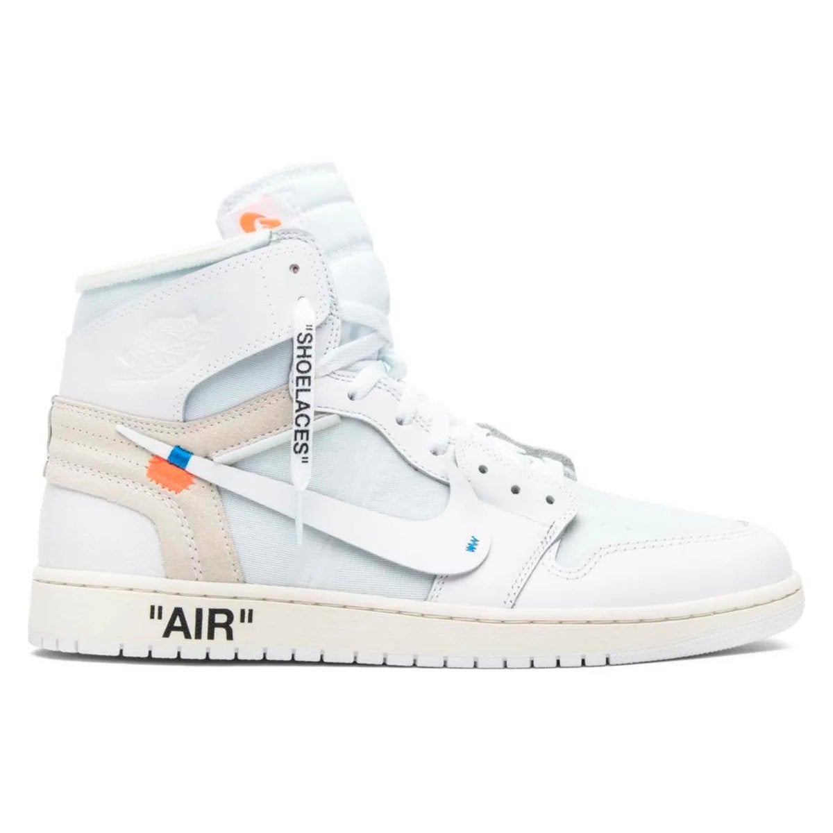 Nike Air Jordan 1 x Off-White Virgil Abloh Archive EU 43, Kleding | Heren, Ophalen of Verzenden, Nieuw, Wit, Sneakers of Gympen