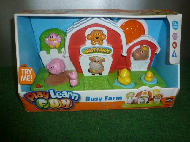 NIEUW Play Learn Fun busy farm Met licht en geluidseffecten, Ophalen of Verzenden, Nieuw, Overige typen, Met licht