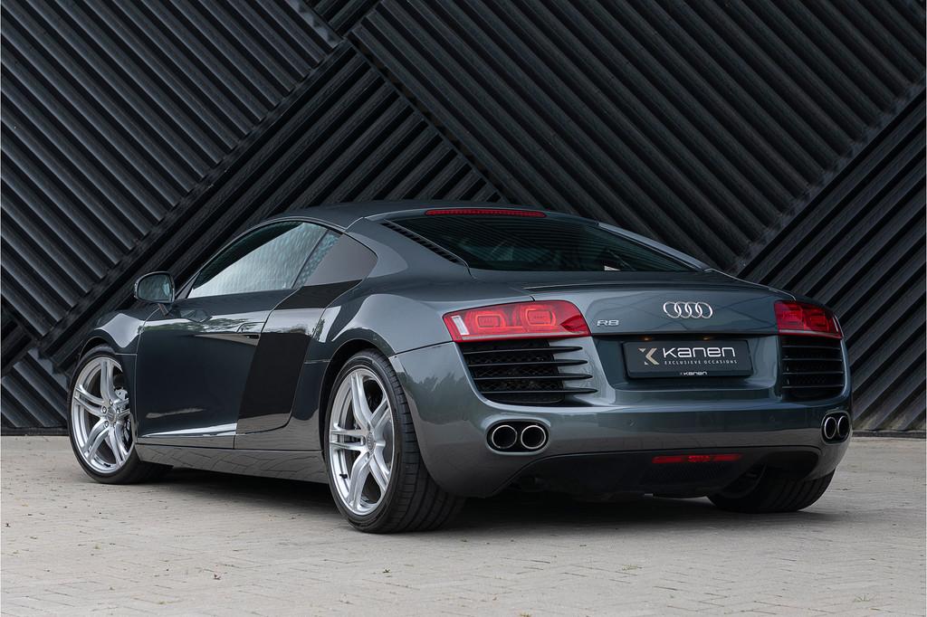 Audi R8 4.2 V8 FSI Carbon Navi B&O LED PDC CruiseContr., Automaat, 12 maanden, Gebruikt, Leder
