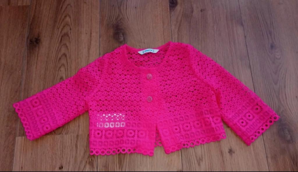 Mayoral meisje vestje maat 98, Kinderen en Baby's, Kinderkleding | Maat 98, Ophalen of Verzenden, Zo goed als nieuw, Meisje, Trui of Vest