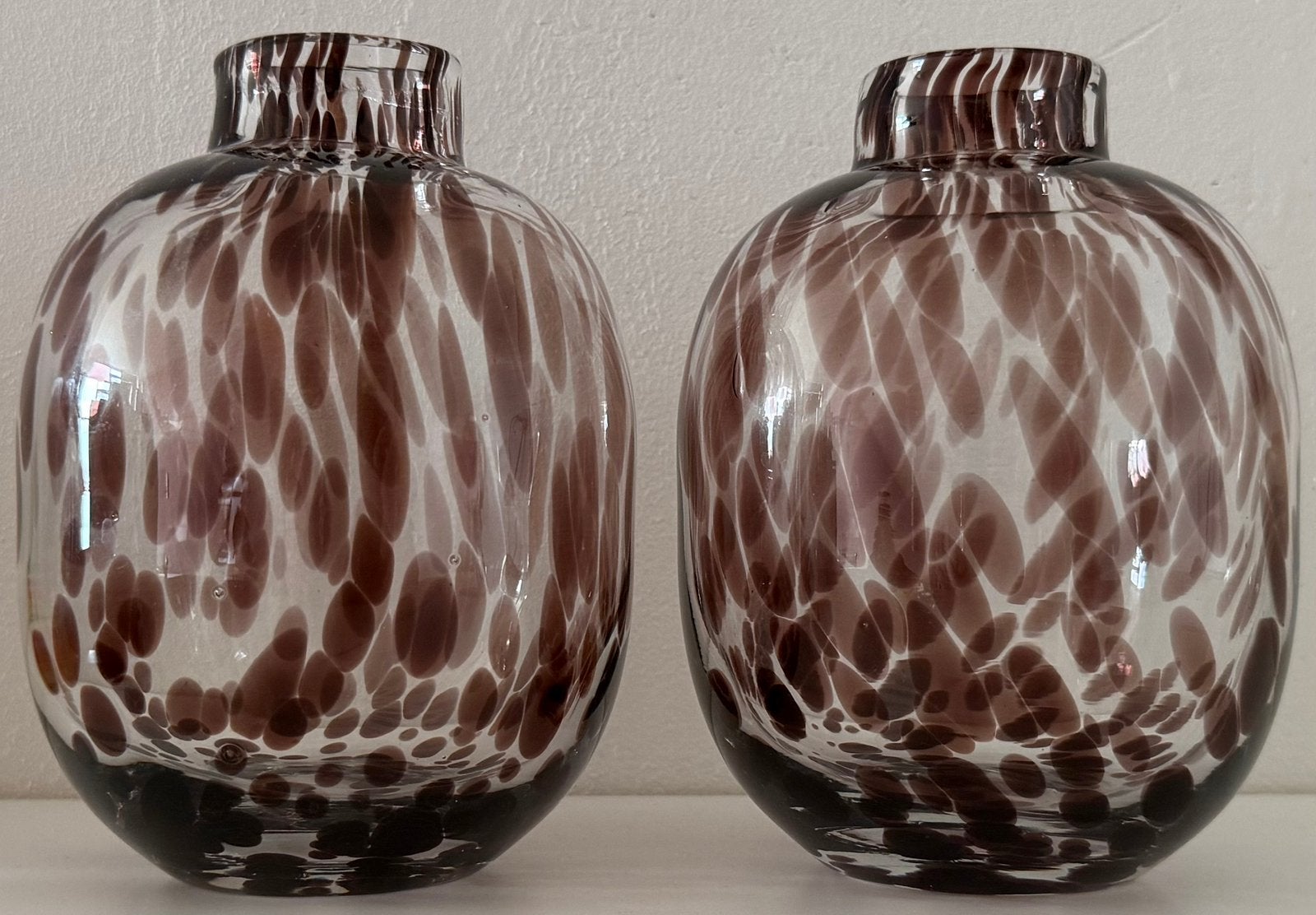 2 stuks Cheetah vazen, Huis en Inrichting, Woonaccessoires | Vazen, Ophalen, Nieuw