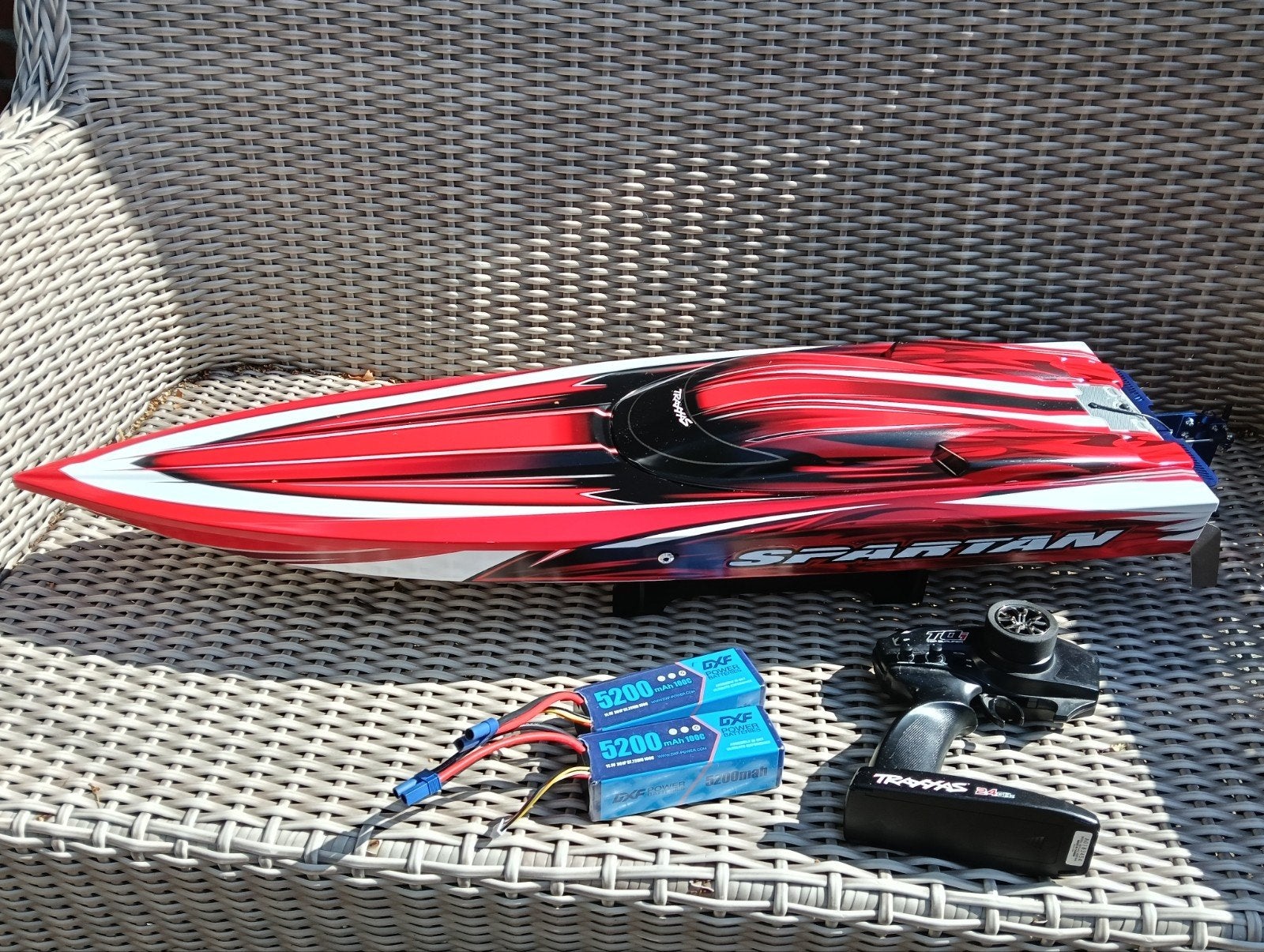 Rc boot Traxxas Spartan, Ophalen of Verzenden, Gebruikt, 1:32 tot 1:50, Overige merken