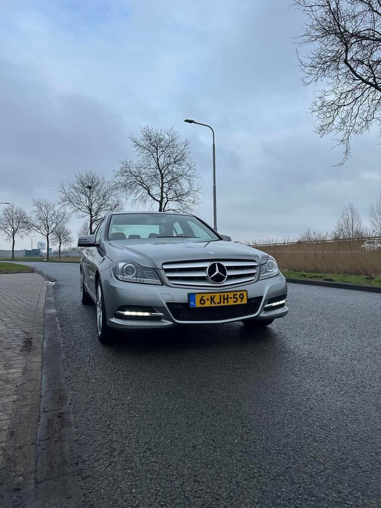 Mercedes-Benz C-Klasse 2.2 CDI C220 Sedan 2013 Grijs, Auto's, Achterwielaandrijving, 1800 kg, 4 cilinders, 163 pk