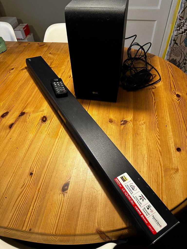LG Soundbar, Ophalen of Verzenden, Bluetooth, Gebruikt