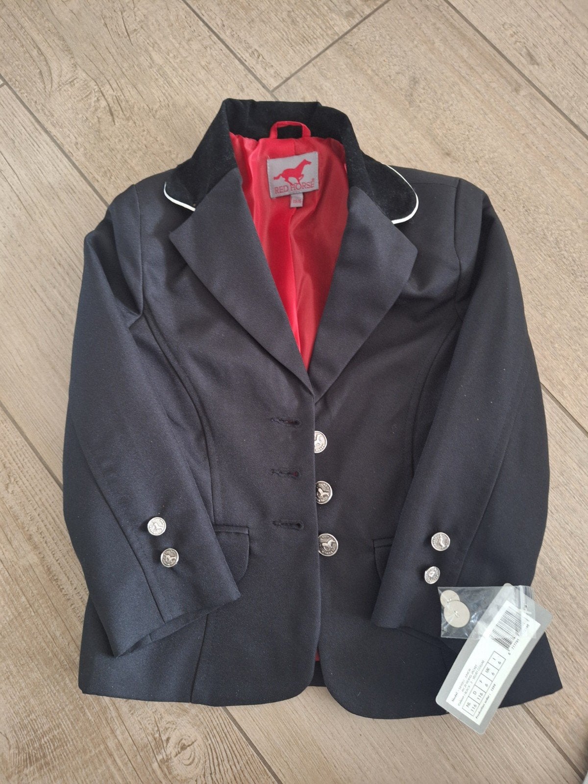 nieuw wedstrijd jasje maat 116, Dieren en Toebehoren, Dressuur, Red Horse, Nieuw, Ophalen of Verzenden