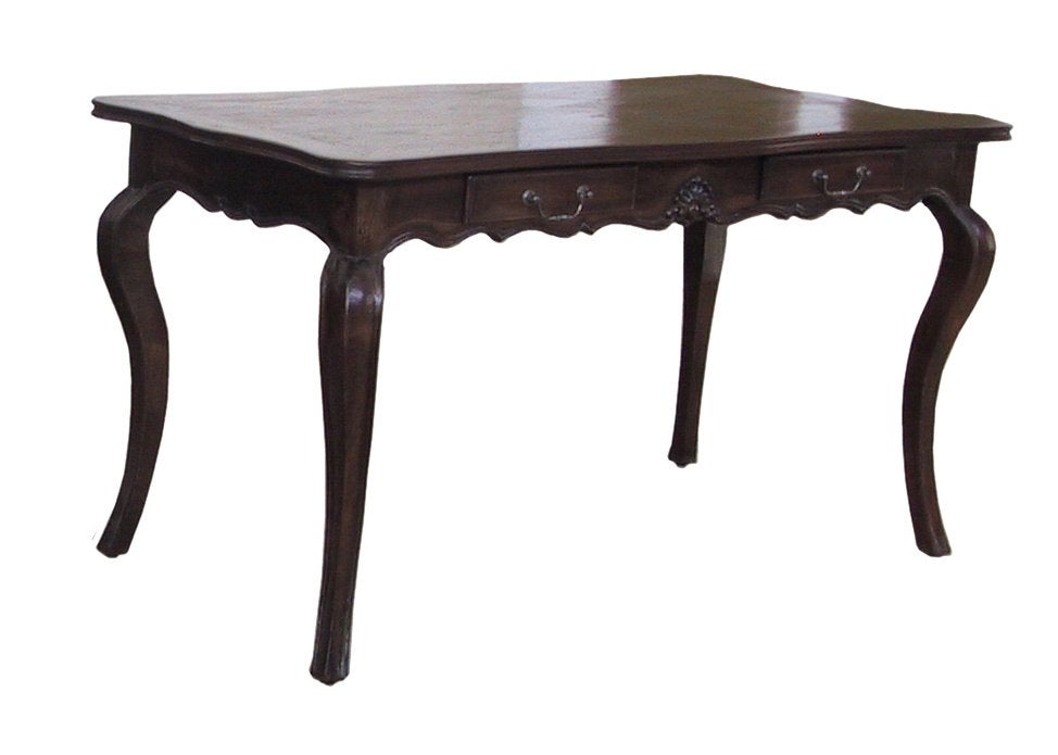 NIEUWE TEAKHOUTEN SCHRIJFTAFEL - BURO - BUREAU Flamant, Ophalen, Zit-sta bureau, 155 cm, Wilms